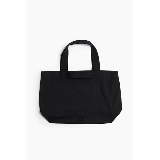 H & M - Płócienna torba shopper - Czarny ze sklepu H&M w kategorii Torby Shopper bag - zdjęcie 173289571