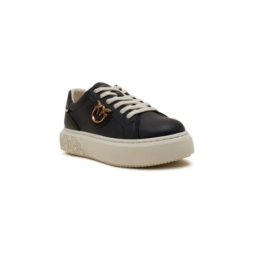 Buty sportowe damskie Pinko sneakersy skórzane
