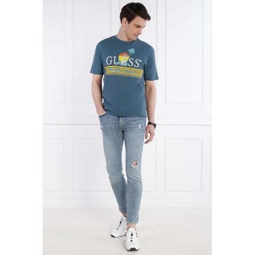 T-shirt męski Guess z krótkimi rękawami