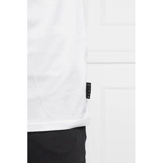 T-shirt męski z krótkim rękawem biały młodzieżowy