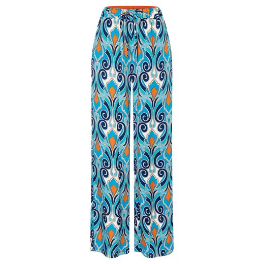 More &amp; More Spodnie w kolorze niebieskim ze wzorem ze sklepu Limango Polska w kategorii Spodnie damskie - zdjęcie 173290801