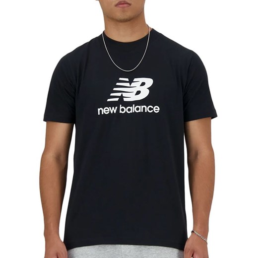 Koszulka New Balance MT41905BK - czarna ze sklepu streetstyle24.pl w kategorii T-shirty męskie - zdjęcie 173291360