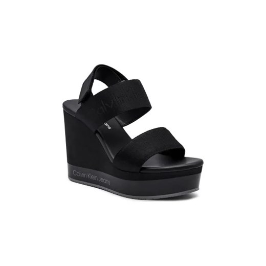CALVIN KLEIN JEANS Sandały | z dodatkiem skóry 37 promocja Gomez Fashion Store