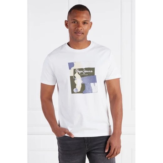 Pepe Jeans London T-shirt OLDWIVE | Regular Fit ze sklepu Gomez Fashion Store w kategorii T-shirty męskie - zdjęcie 173291853