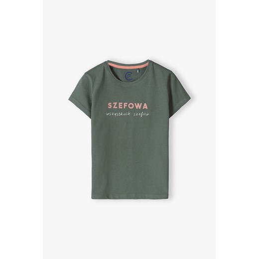 Bawełniany tshirt dla dziewczynki Family Concept By 5.10.15. 146 5.10.15
