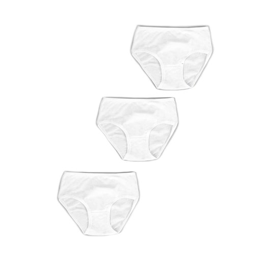 Figi majtki dziewczęce gładkie białe Yoclub 3-pak ze sklepu 5.10.15 w kategorii Majtki dziecięce - zdjęcie 173296961