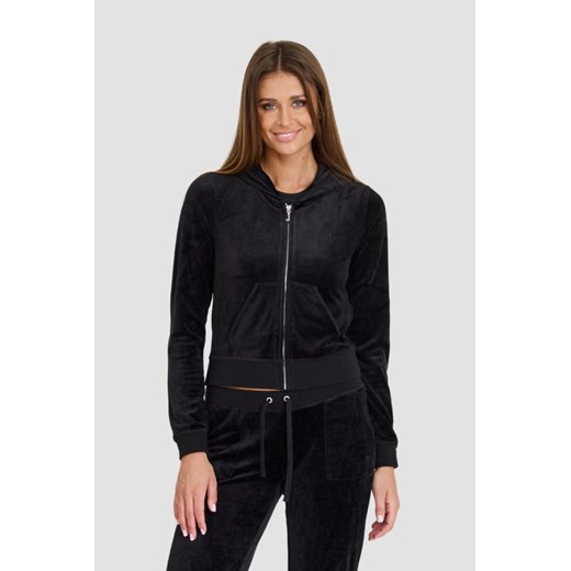 JUICY COUTURE Czarna bluza Heritage Robyn, Rozmiar M ze sklepu outfit.pl w kategorii Bluzy damskie - zdjęcie 173297794