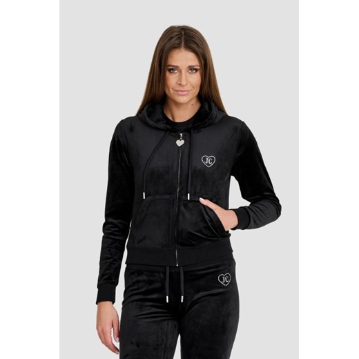 JUICY COUTURE Czarna bluza z cyrkoniami Rodeo Robertson, Rozmiar M ze sklepu outfit.pl w kategorii Bluzy damskie - zdjęcie 173297800