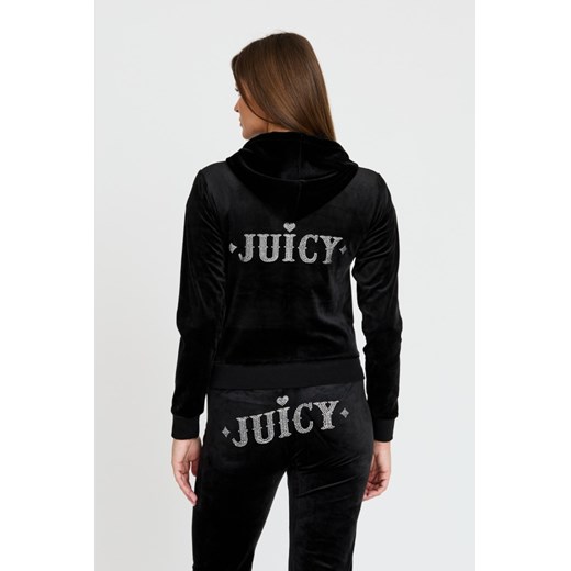 JUICY COUTURE Czarna bluza z cyrkoniami Rodeo Robertson, Wybierz rozmiar M Juicy Couture L outfit.pl
