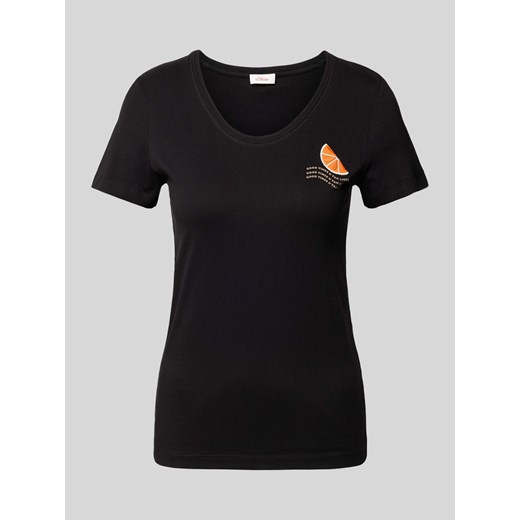 T-shirt z nadrukowanym motywem ze sklepu Peek&Cloppenburg  w kategorii Bluzki damskie - zdjęcie 173298501