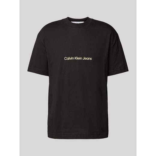 T-shirt z okrągłym dekoltem ze sklepu Peek&Cloppenburg  w kategorii T-shirty męskie - zdjęcie 173298502