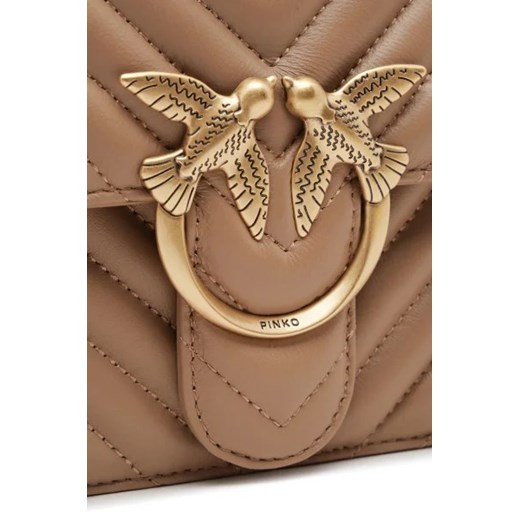 Pinko Skórzana torebka na ramię LOVE ONE CLASSIC Pinko OS Gomez Fashion Store
