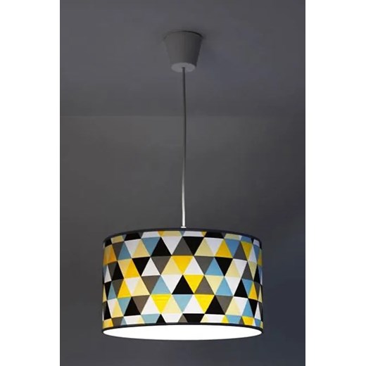 Kolorowa lampa wisząca w geometryczne wzory - EX468-Hestix Lumes One Size Edinos.pl