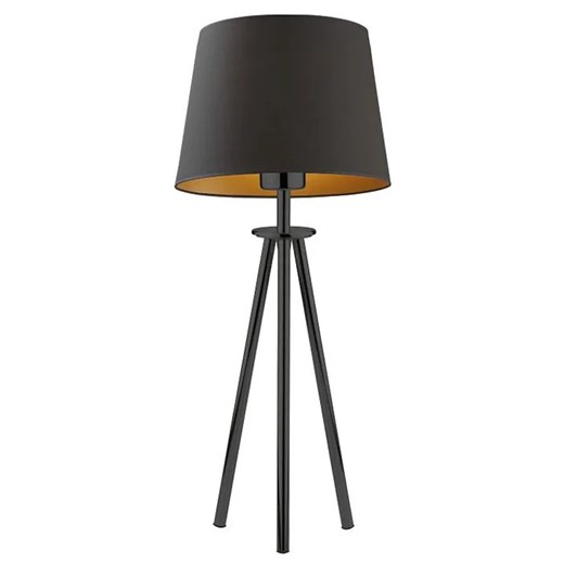 Lampa stołowa trójnóg na czarnym stelażu - F5-A36 ze sklepu Edinos.pl w kategorii Lampy stołowe - zdjęcie 173300182