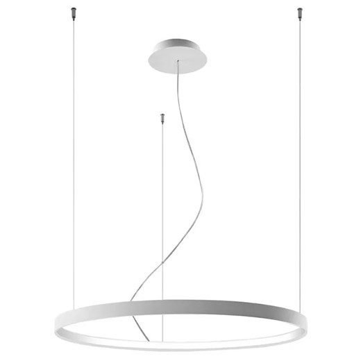 Biała lampa wisząca ring LED - EXX229-Riwas Lumes One Size Edinos.pl