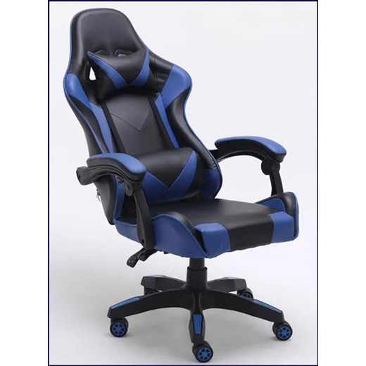 Niebieski fotel dla gracza z poduszkami - Vexim Elior One Size Edinos.pl