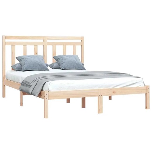 Skandynawskie łóżko z naturalnej sosny 120x200 - Selmo 4X ze sklepu Edinos.pl w kategorii Łóżka i materace - zdjęcie 173300673
