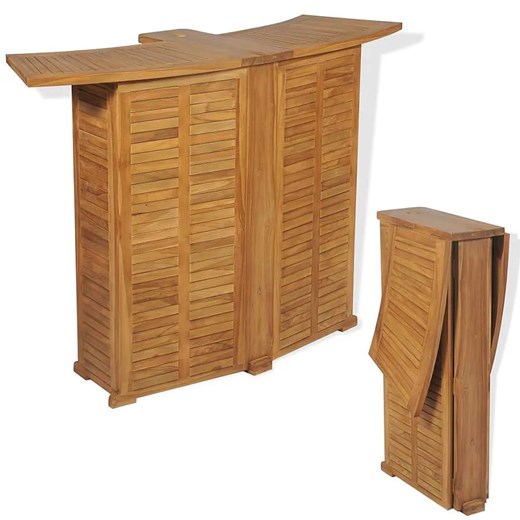 Drewniany barowy stolik ogrodowy - Arden Elior One Size Edinos.pl