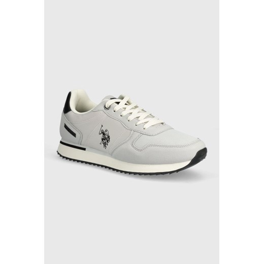 U.S. Polo Assn. sneakersy ALTENA kolor szary ALTENA001M 4HT1 ze sklepu ANSWEAR.com w kategorii Buty sportowe męskie - zdjęcie 173301934