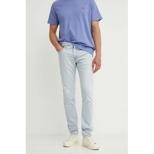 Levi&apos;s jeansy 512 SLIM męskie kolor niebieski ze sklepu ANSWEAR.com w kategorii Jeansy męskie - zdjęcie 173301970