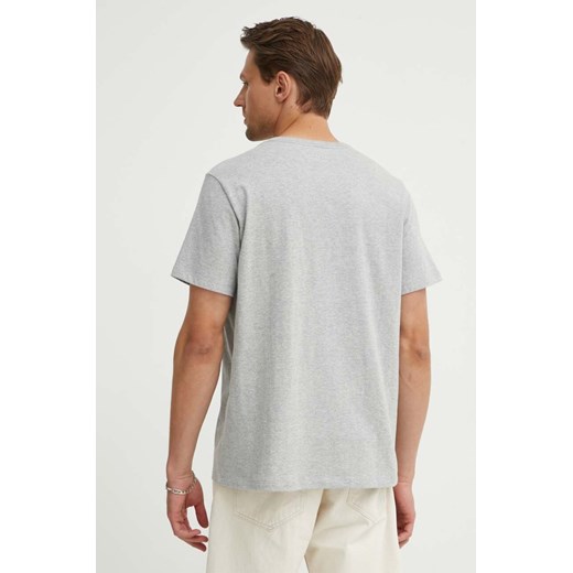 Levi&apos;s t-shirt bawełniany męski kolor szary gładki XXL ANSWEAR.com