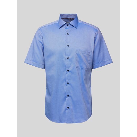 Koszula biznesowa o kroju regular fit z rękawem o dł. 1/2 ze sklepu Peek&Cloppenburg  w kategorii Koszule męskie - zdjęcie 173302051