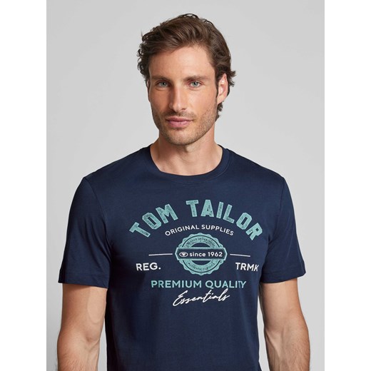 T-shirt z nadrukiem z logo Tom Tailor XXXL Peek&Cloppenburg 