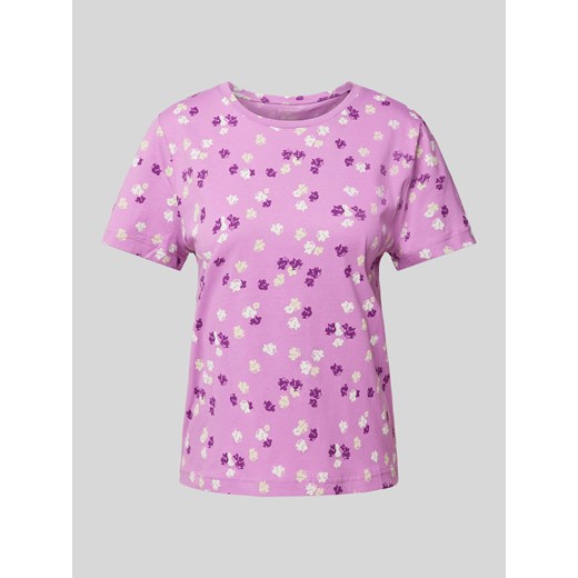 T-shirt z kwiatowym nadrukiem ze sklepu Peek&Cloppenburg  w kategorii Bluzki damskie - zdjęcie 173302131