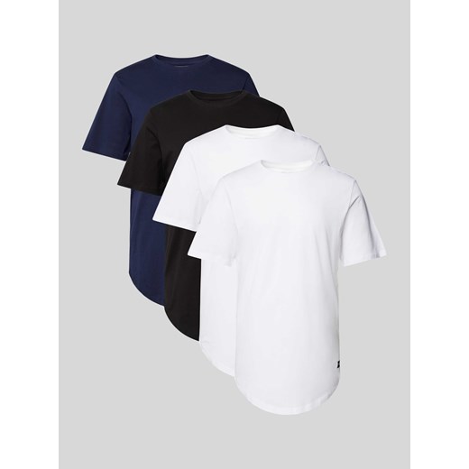 T-shirt w jednolitym kolorze ze sklepu Peek&Cloppenburg  w kategorii Podkoszulki męskie - zdjęcie 173302144