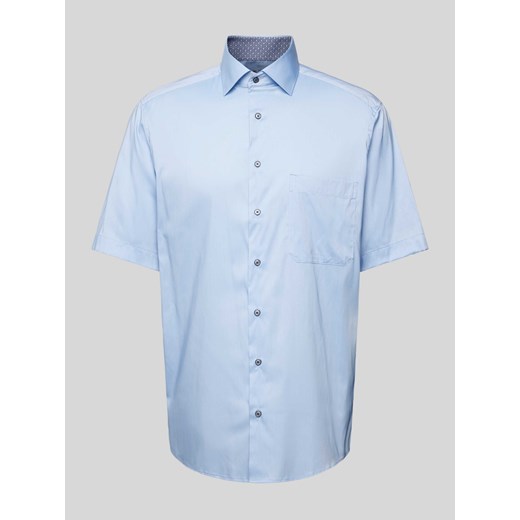 Koszula biznesowa o kroju comfort fit z rękawem o dł. 1/2 Eterna 46 Peek&Cloppenburg 