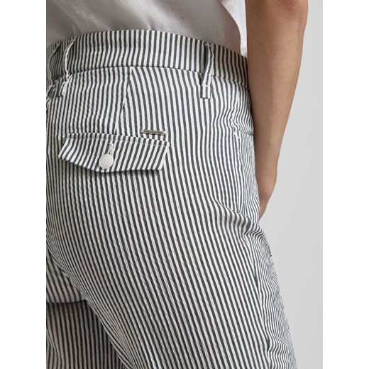 Spodnie materiałowe o kroju tapered fit ze wzorem w paski model ‘Mara’ 38 Peek&Cloppenburg 