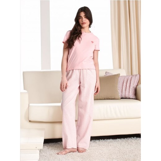 Sinsay - Piżama bawełniana - różowy ze sklepu Sinsay w kategorii Piżamy damskie - zdjęcie 173304440