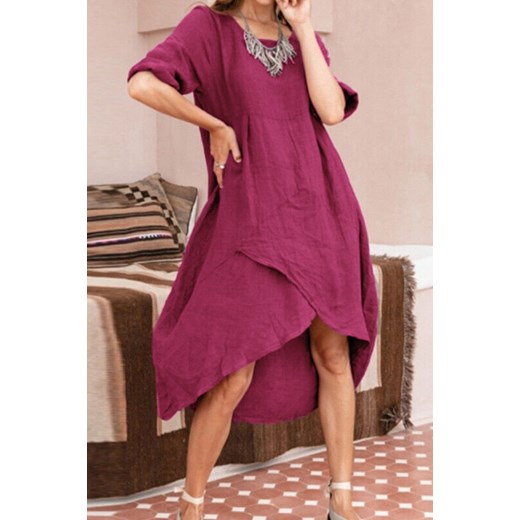 Sukienka FLOMEASA LILA ze sklepu Ivet Shop w kategorii Sukienki - zdjęcie 173304824
