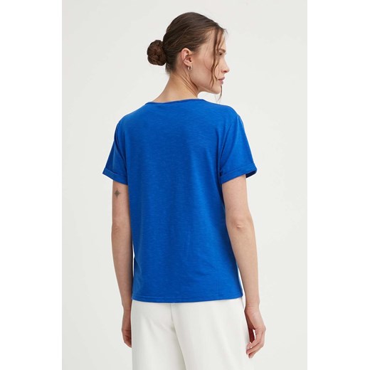 Answear Lab t-shirt z lnem kolor niebieski Answear Lab XXL ANSWEAR.com