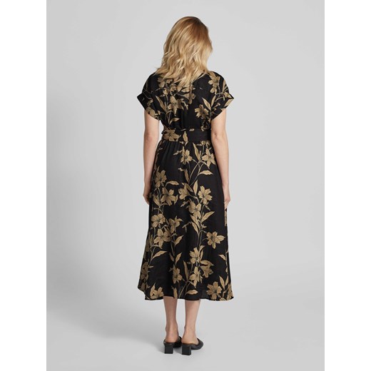 Sukienka lniana z kwiatowym wzorem model ‘WILISANT’ 38 promocyjna cena Peek&Cloppenburg 