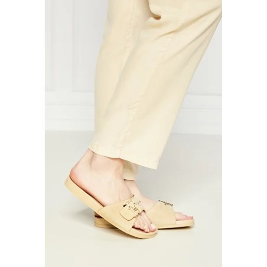 Tommy Hilfiger Skórzane klapki SUEDE Tommy Hilfiger 41 Gomez Fashion Store