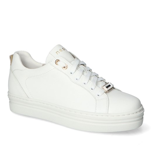 Sneakersy Nessi 24582 Białe lico ze sklepu Arturo-obuwie w kategorii Trampki damskie - zdjęcie 173309070