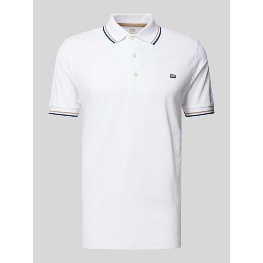 Koszulka polo z detalem z logo ze sklepu Peek&Cloppenburg  w kategorii T-shirty męskie - zdjęcie 173311270