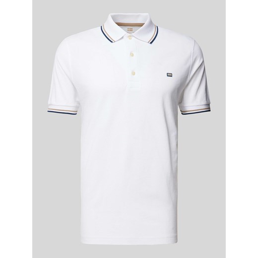 Koszulka polo z detalem z logo ze sklepu Peek&Cloppenburg  w kategorii T-shirty męskie - zdjęcie 173311270