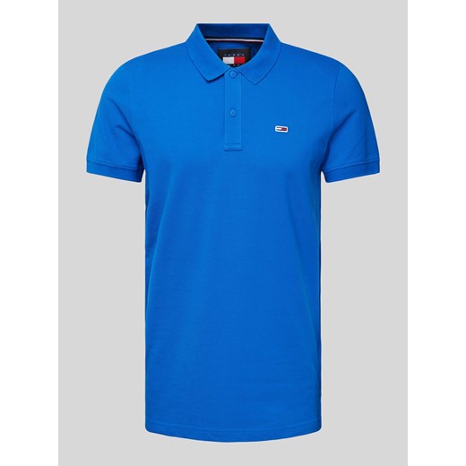 Koszulka polo o kroju slim fit z wyhaftowanym logo ze sklepu Peek&Cloppenburg  w kategorii T-shirty męskie - zdjęcie 173311433