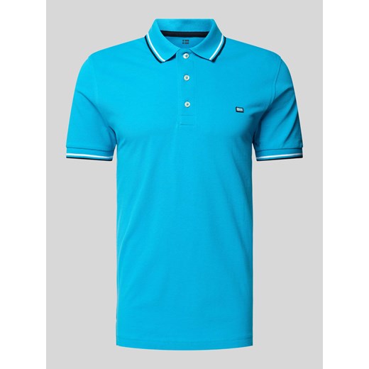 Koszulka polo z detalem z logo ze sklepu Peek&Cloppenburg  w kategorii T-shirty męskie - zdjęcie 173311434