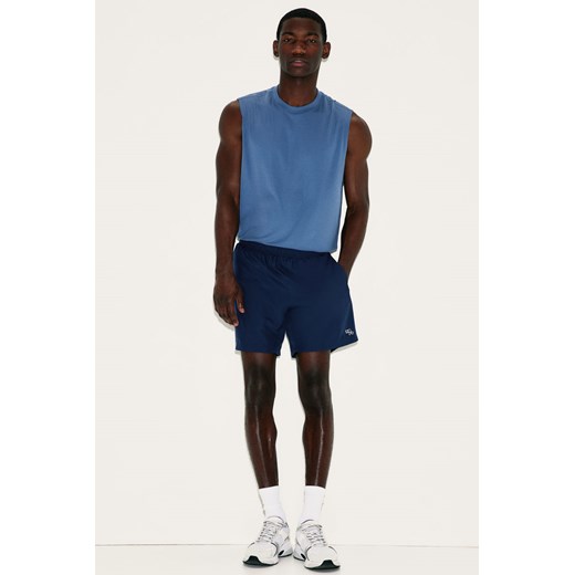 H & M - Tkaninowe szorty sportowe z kieszeniami DryMove - Niebieski H & M L H&M