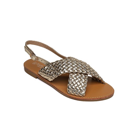 Sixth Sens Sandały w kolorze złotym ze sklepu Limango Polska w kategorii Sandały damskie - zdjęcie 173313511