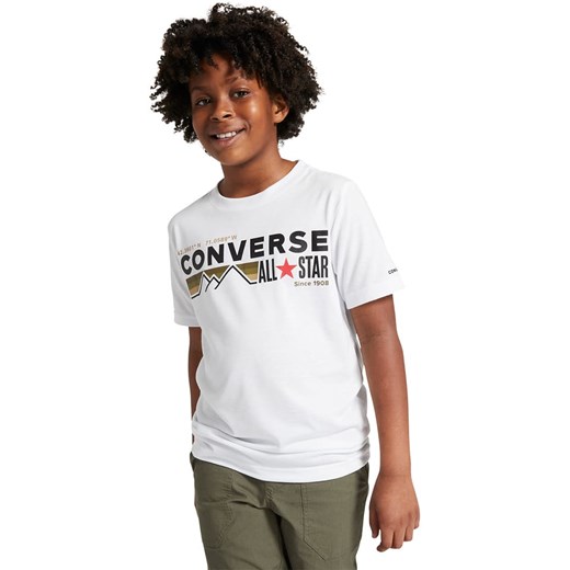 Converse Koszulka w kolorze białym ze sklepu Limango Polska w kategorii T-shirty chłopięce - zdjęcie 173313890