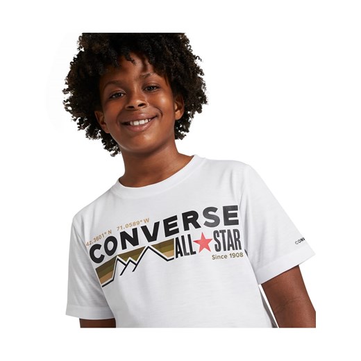 Converse Koszulka w kolorze białym Converse 152/158 wyprzedaż Limango Polska