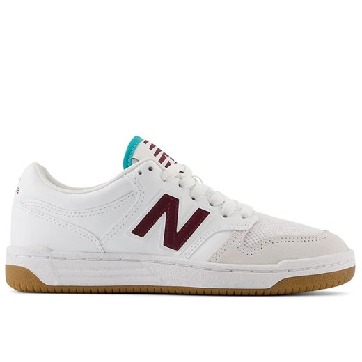 Buty New Balance GSB480FT - białe ze sklepu streetstyle24.pl w kategorii Buty sportowe dziecięce - zdjęcie 173315191