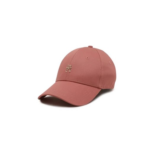 Różowe czapka z daszkiem damska Tommy Hilfiger