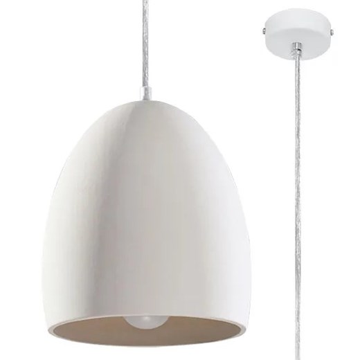 Minimalistyczna lampa wisząca z ceramiki - EXX240-Flavor Lumes One Size Edinos.pl
