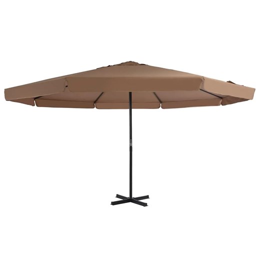 Beżowy parasol ogrodowy - Glider Elior One Size Edinos.pl