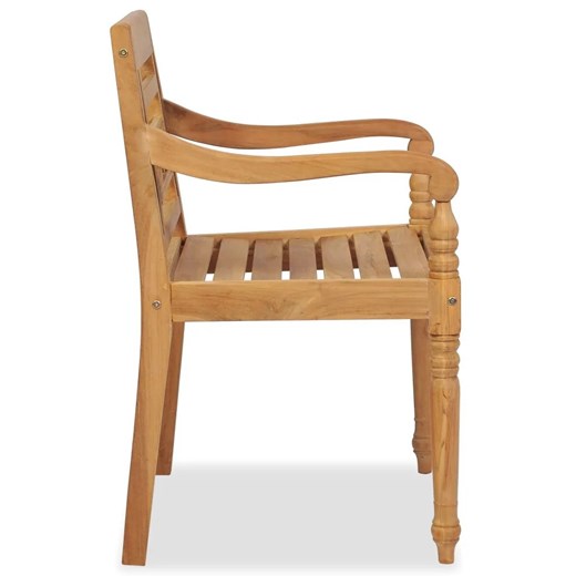 Zestaw drewnianych krzeseł ogrodowych - Kselia Elior One Size Edinos.pl
